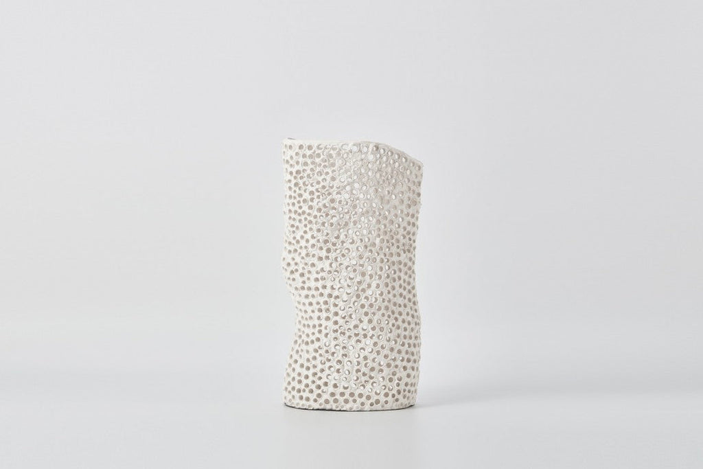 Porus Vase in Ivory