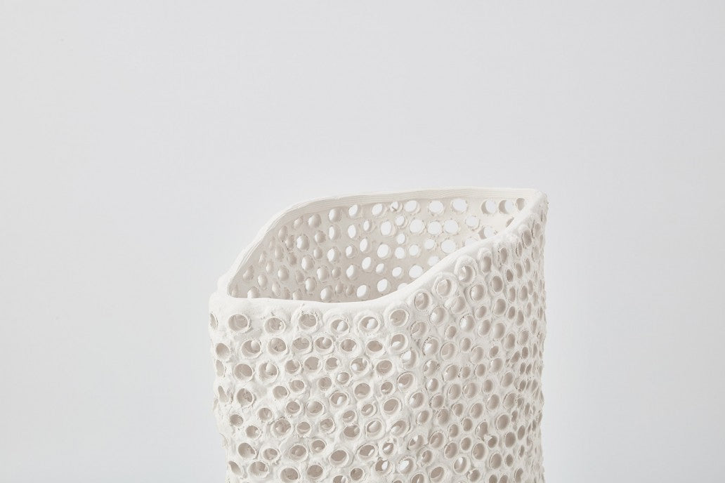 Porus Vase in Ivory
